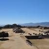 Visão geral de Monte Albán, ruínas zapotecas ao lado de Oaxaca, no México